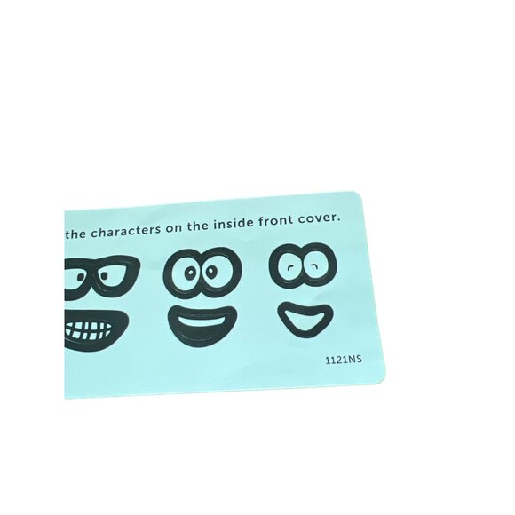 Vintage Funny Faces Sticker Sheet For Kids' Crafting & Decorating 6" - Picture 3 of 4